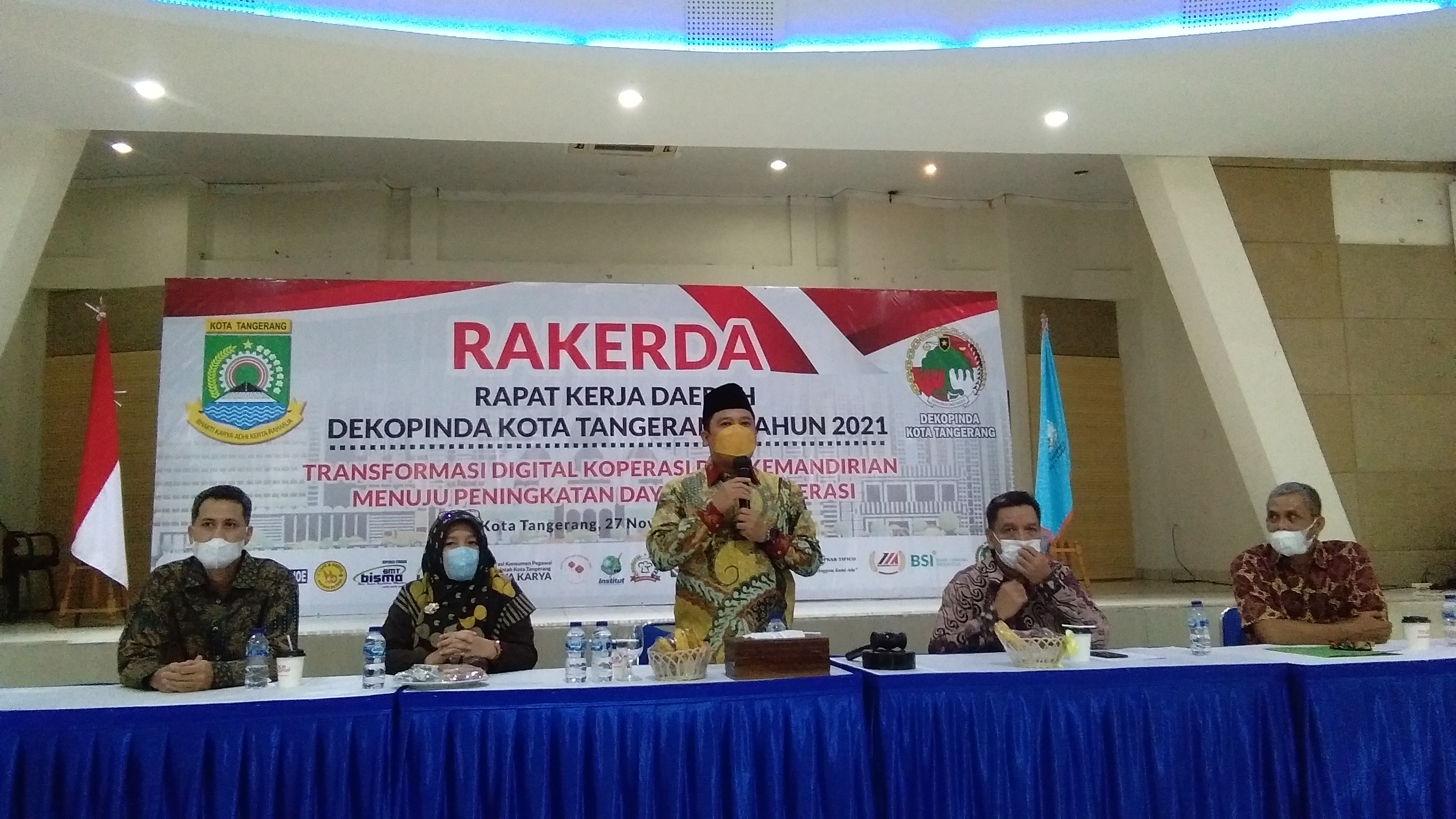 Rapat Kerja Daerah (RAKERDA) 2021 DEKOPINDA Kota Tangerang